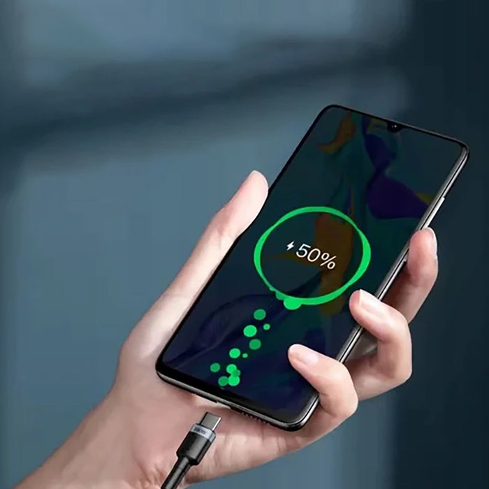 Baseus Cafule 100W PD2.0 USB-C - USB-C кабел 2 м - сиво-черен