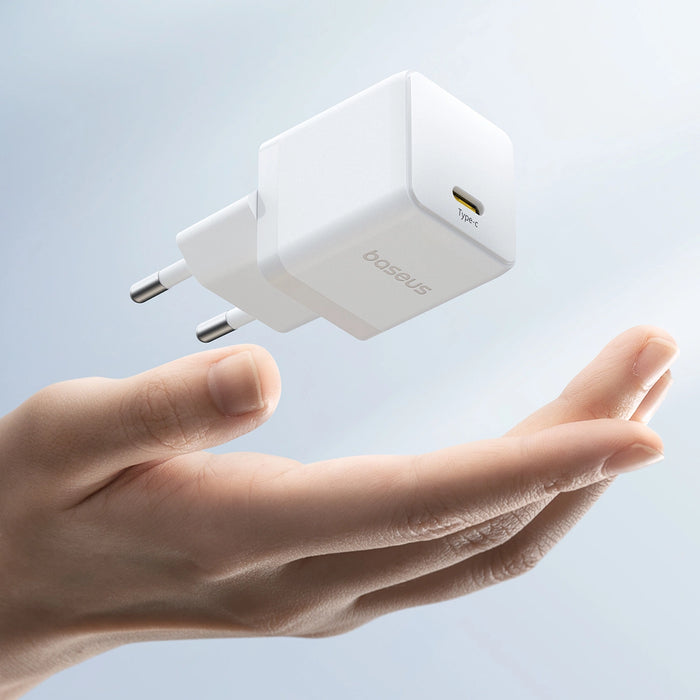 Стенно зарядно устройство Baseus Palm 20W USB-C - бяло