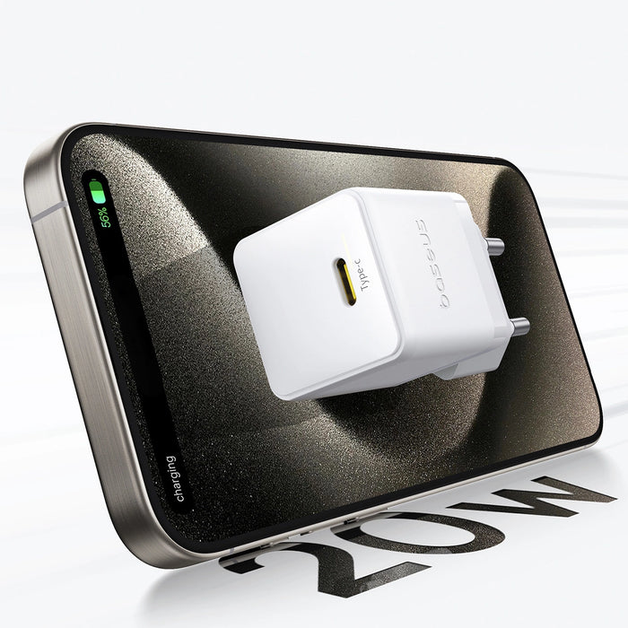 Стенно зарядно устройство Baseus Palm 20W USB-C - бяло