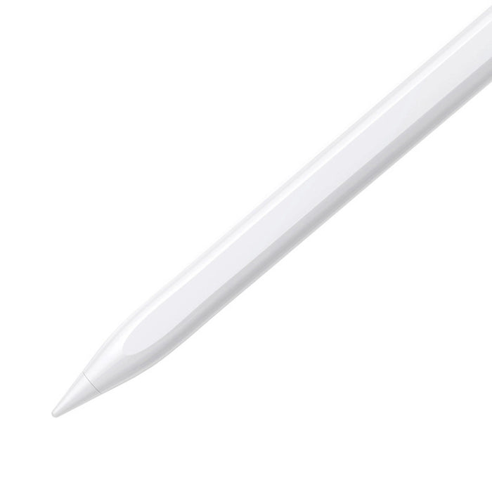 Активен стилус Baseus Smooth Writing 3, акумулаторен стилус с кабел (версия за откриване на ъгъл на писане) - бял