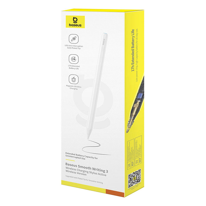 Baseus Smooth Writing 3 Active Stylus Стилус с безжично зареждане - бял