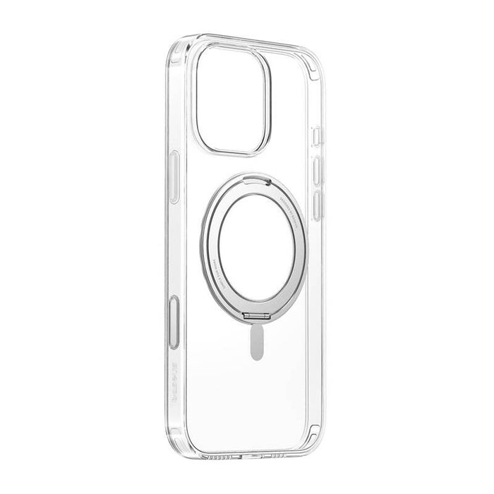 Магнитен калъф със стойка Baseus SkyRing 360° iP16 Pro (прозрачен)