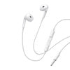Baseus Encok HZ19 White кабелни слушалки за поставяне в ушите