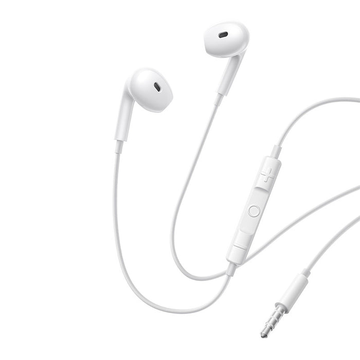 Baseus Encok HZ19 White кабелни слушалки за поставяне в ушите