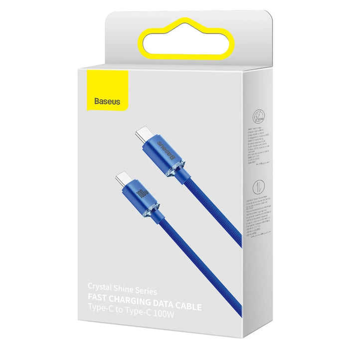 Baseus CAJY000703 USB-C - USB-C PD кабел 100W 480Mb/s 2m - син