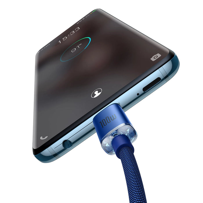 Baseus CAJY000703 USB-C - USB-C PD кабел 100W 480Mb/s 2m - син