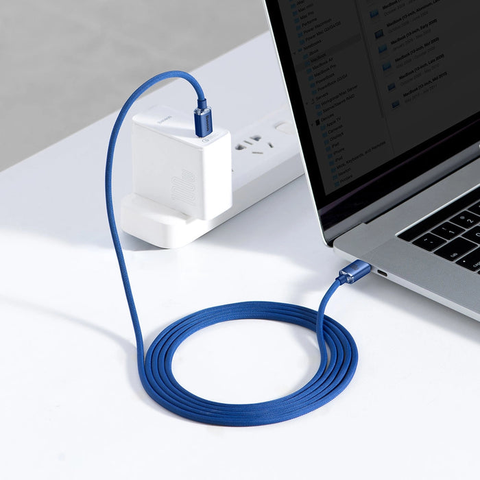 Baseus CAJY000703 USB-C - USB-C PD кабел 100W 480Mb/s 2m - син