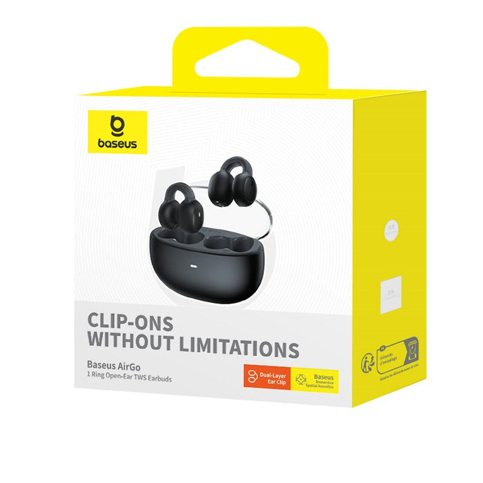 Слушалки Baseus AirGo 1 Ring True Wireless Stereo (TWS) In-ear Calls/Music Bluetooth Black