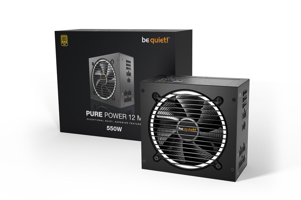 мълчи! Pure Power 12 M захранване 550 W 20+4 pin ATX ATX Черен