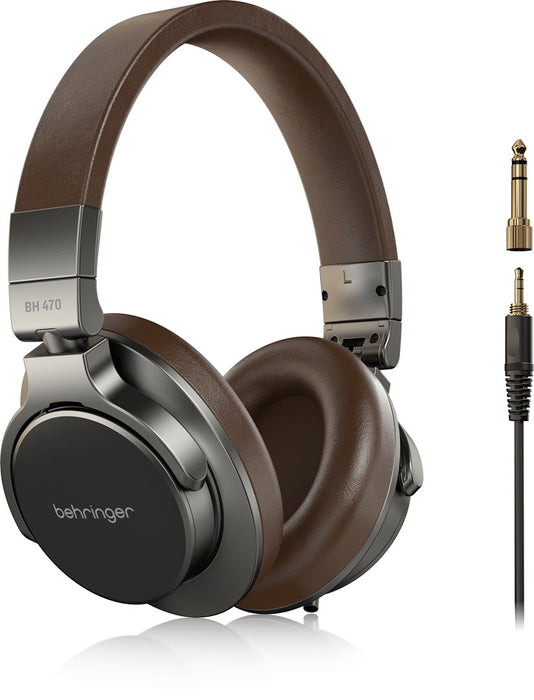 Слушалки/слушалки Behringer BH 470 Wired Handheld Music Brown