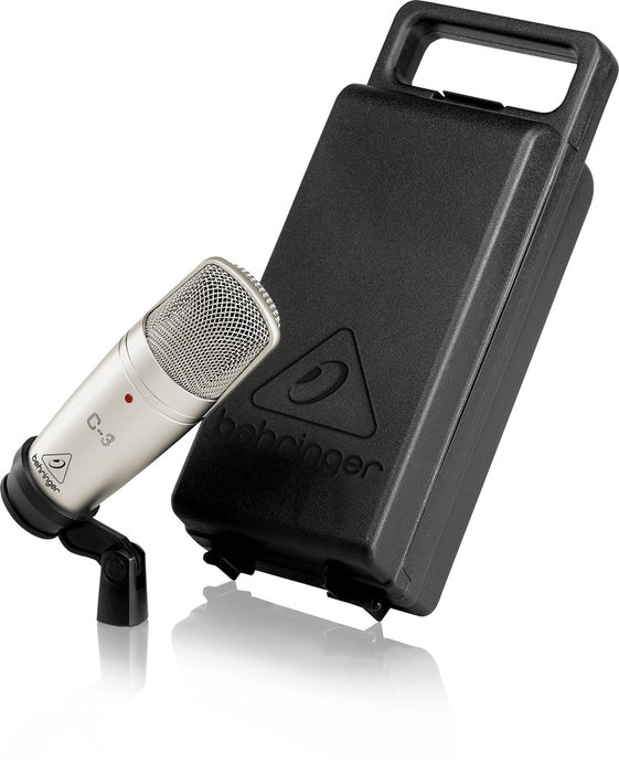 Микрофон Behringer C-3 Сребърен студиен микрофон