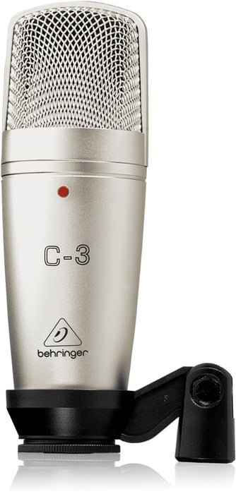 Микрофон Behringer C-3 Сребърен студиен микрофон