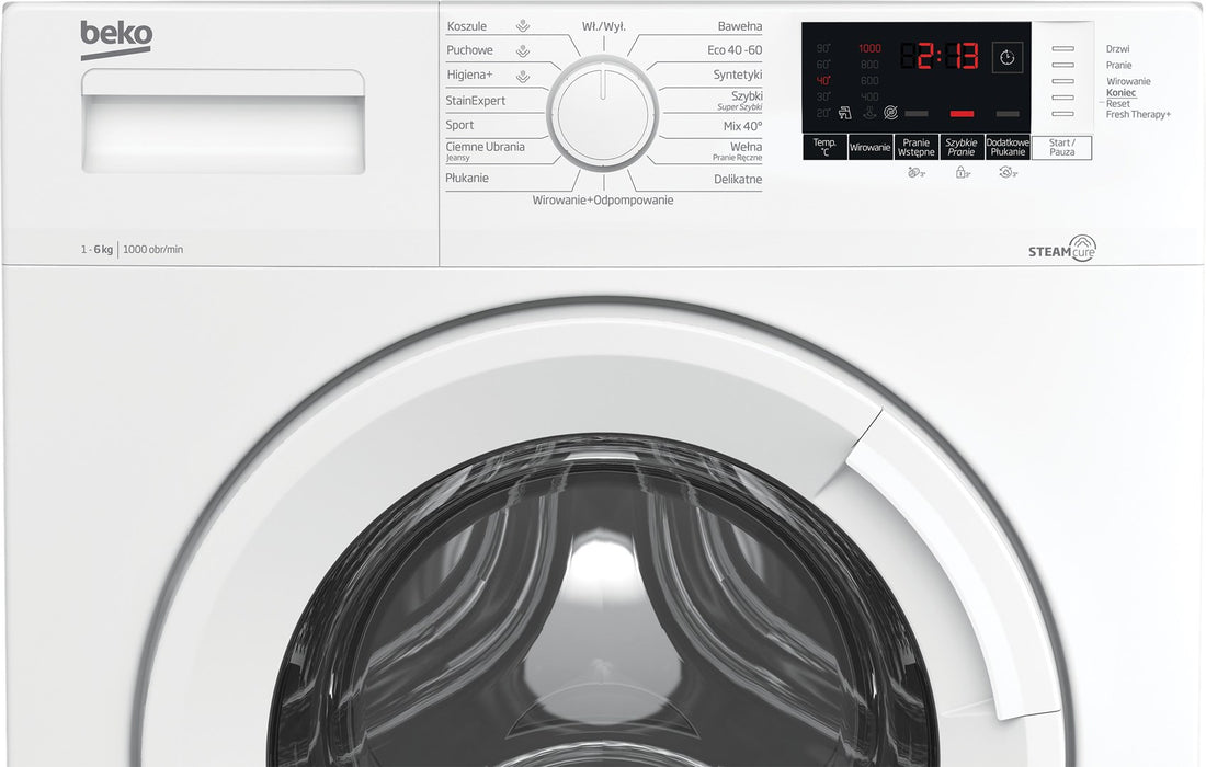 Пералня Beko WUE6512WWE Предно зареждане 6 кг 1000 RPM Бяла