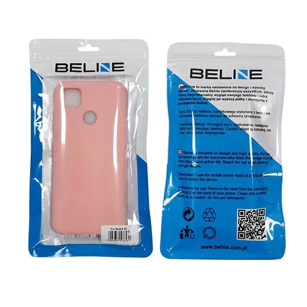 Силиконов калъф Beline Xiaomi за Redmi 9C, розово-златен