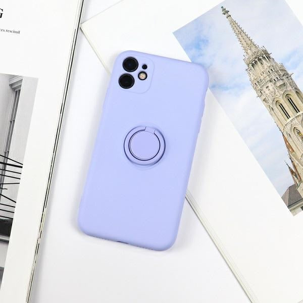 Силиконов калъф Beline Ring за iPhone 12 Pro Max, океански син