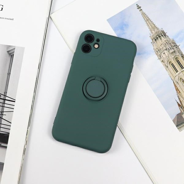 Силиконов калъф Beline Ring за iPhone 12 ProMax, зелен