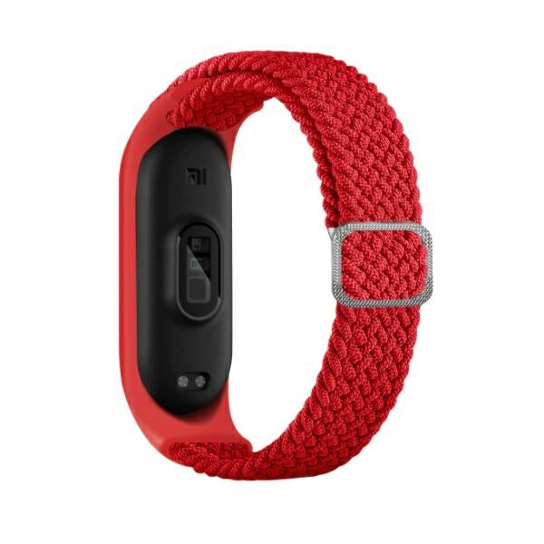 Каишка Beline за Mi Band 7/6/5 Textile, червена