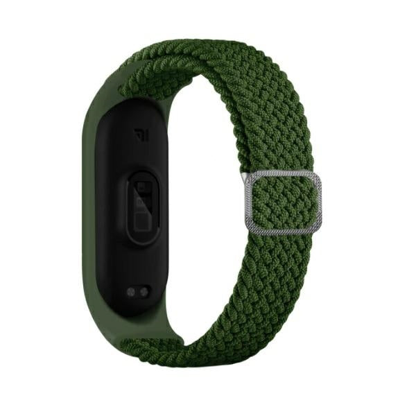 Каишка Beline за Mi Band 7/6/5 Textile, зелена