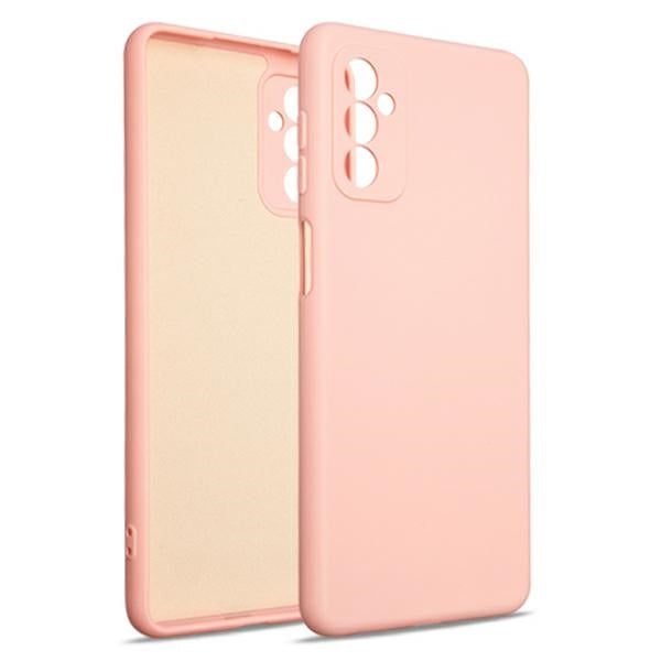 Силиконов калъф Beline Samsung M52, розово-златен