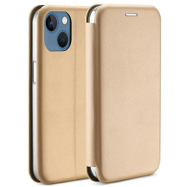 Калъф Beline Book Magnetic за iPhone 14/13 6.1", златен