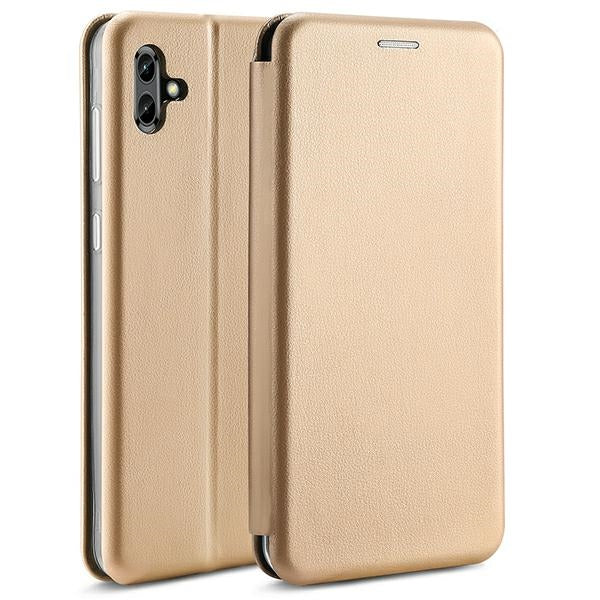 Магнитен калъф тип книга Beline за Samsung A04A045 A04e 5G, златен