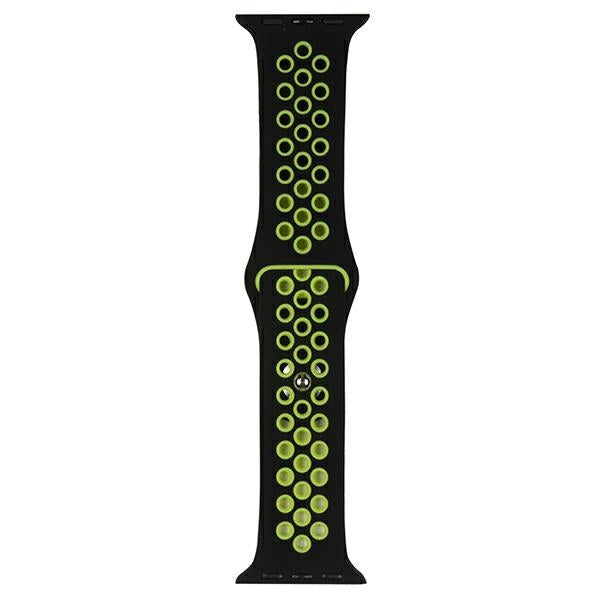 Каишка Beline Watch Sport 44/45 mm, черно-лимонкова