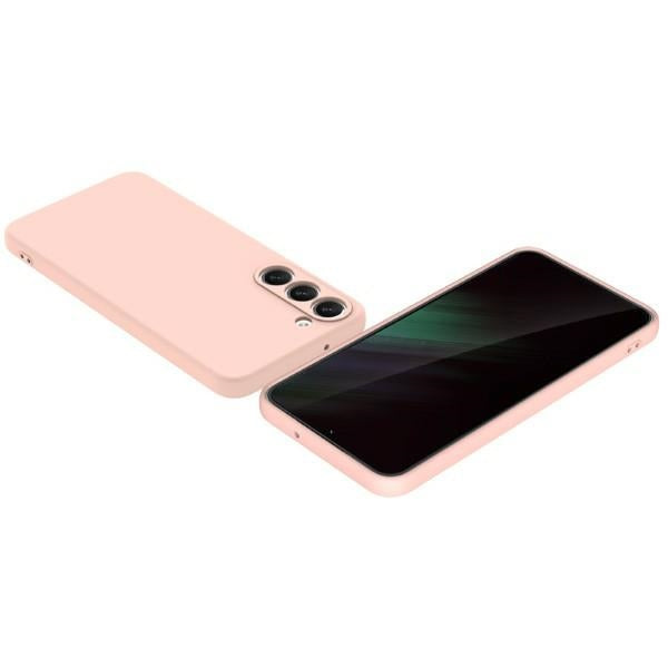 Силиконов калъф Beline S23+, розово-златен