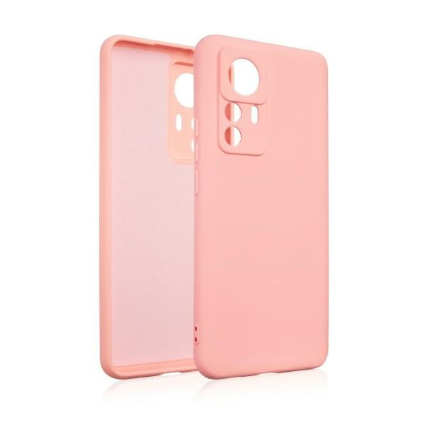 Силиконов калъф Beline Xiaomi 12T Pro за iPhone, розово-златен