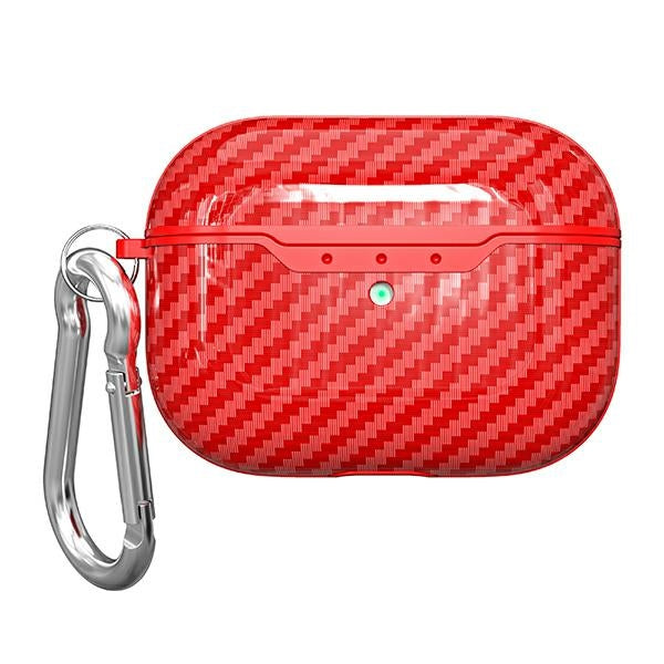 Калъф Beline Carbon Cover за AirPods, червен