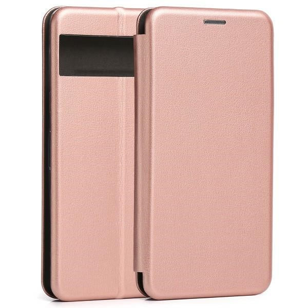 Калъф Beline Etui Book Magnetic M0 за Pixel 7, розово-златен