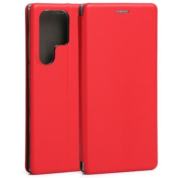 Калъф Beline Book Magnetic за Samsung S23Ultra S918, червен