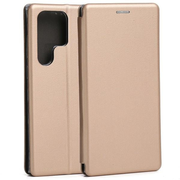Калъф Beline Etui Book Magnetic за Samsung S23Ultra S918, златен