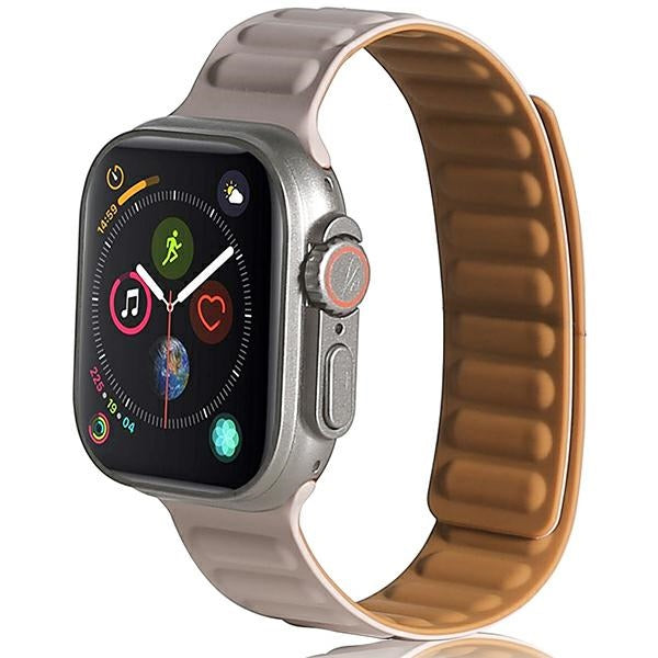 Каишка Beline за Smartwatch 44/45mm, сива/хаки