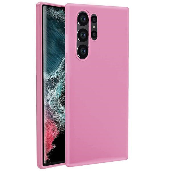 Силиконов калъф Beline Candy за Samsung S23 Ultra S918, светлорозов