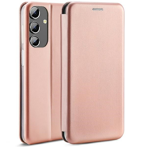Калъф Beline Book Magnetic за Samsung A04sA047, розово-златен