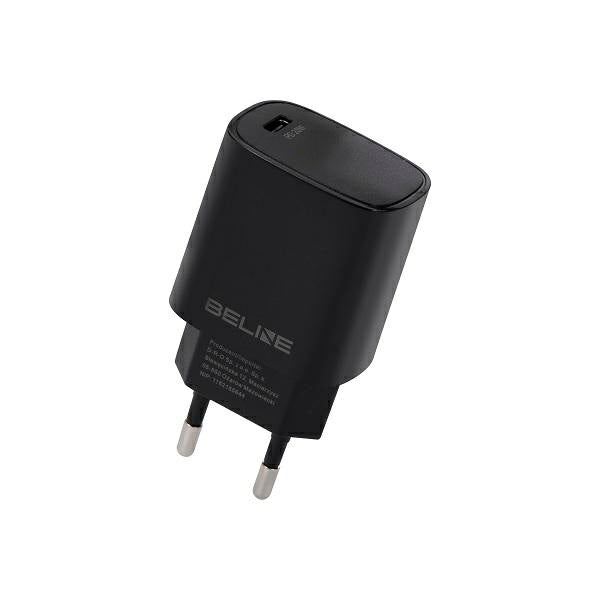 Зарядно Beline 20W USB-C PD 3.0, черно (само глава)