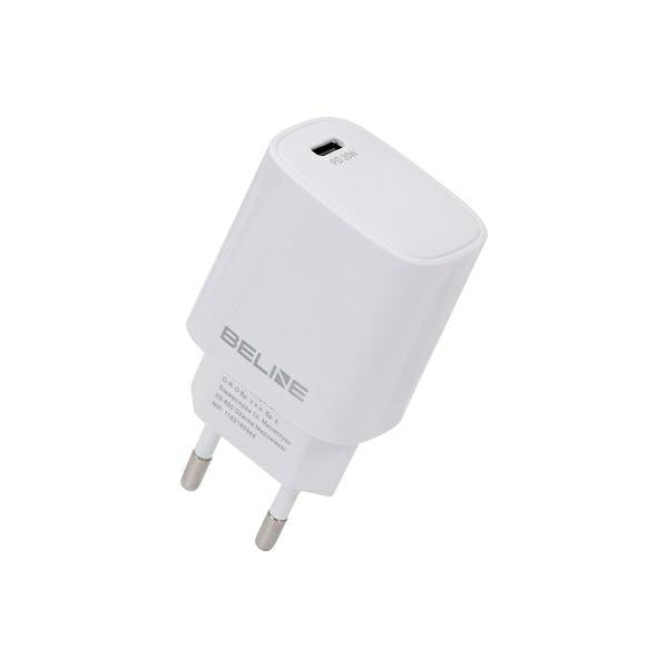 Зарядно Beline 20W PD 3.0, бял