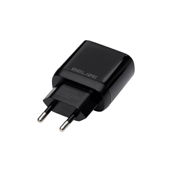 Зарядно Beline 1x USB-C 30W PD 3.0 GaN, черно