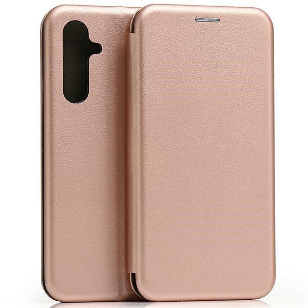 Калъф Beline Book Magnetic за Samsung Galaxy A54, розово-златен