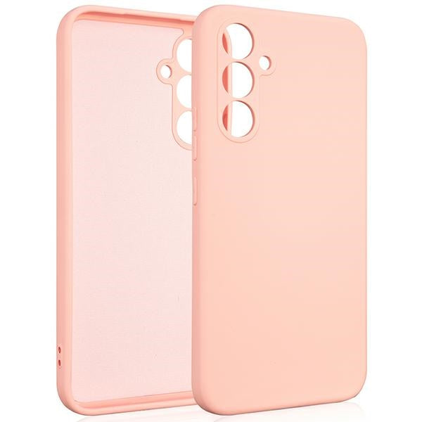 Силиконов калъф Beline Samsung A34 5GA346 за телефон, розово-златен