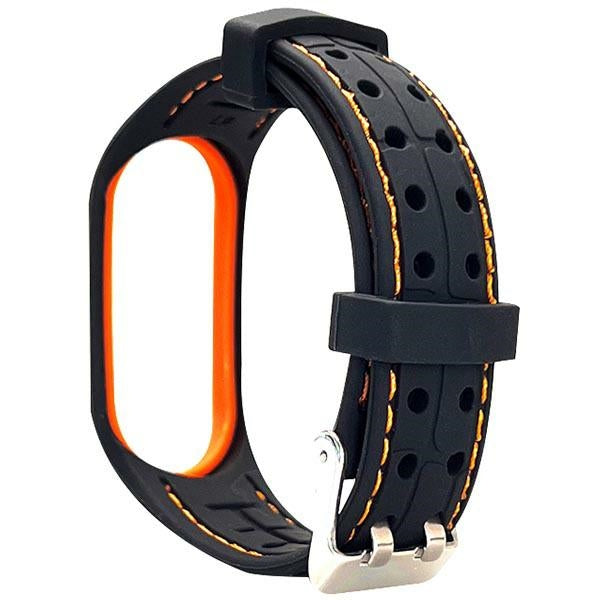 Каишка Beline Mi Band 3/4 Smartczarno-поморанджева, черно/оранжева