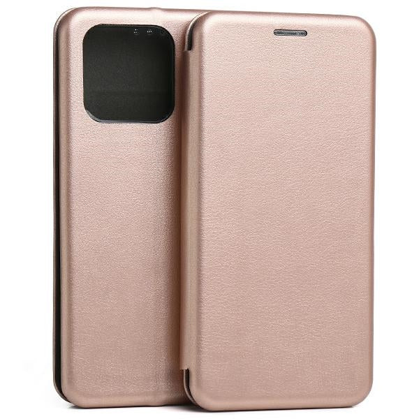 Калъф Beline Book Magnetic M0 за 13", розово-златен