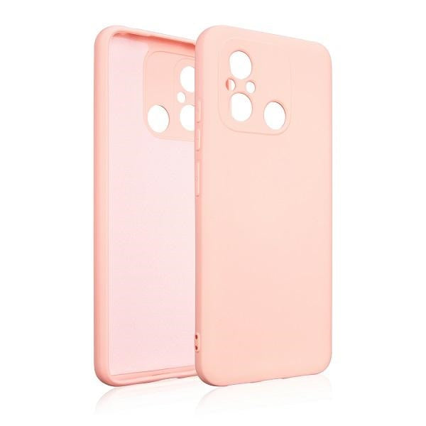Силиконов калъф Beline Xiaomi за iPhone 12, розово-златен