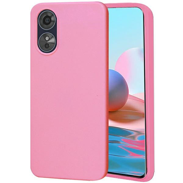 Силиконов калъф Beline Candy за Oppo A17, светлорозов