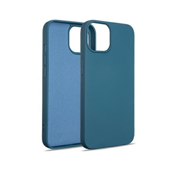 Силиконов калъф Beline за iPhone 15 6.1", син