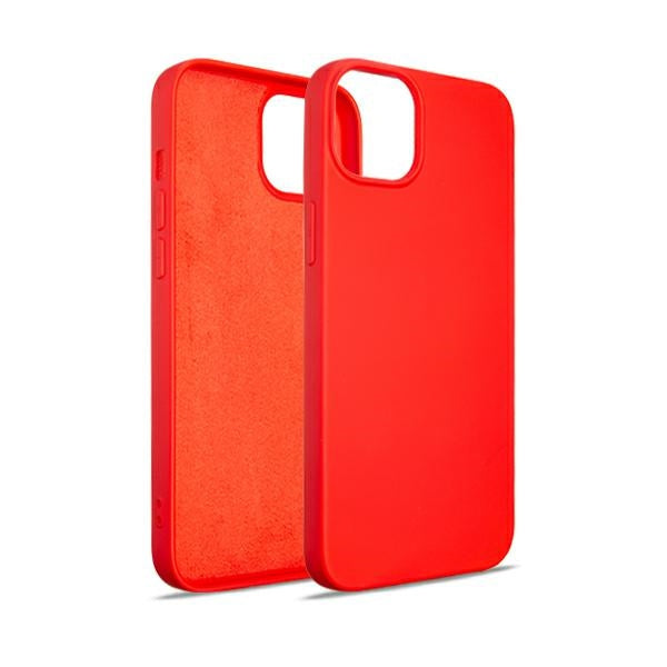 Силиконов калъф Beline за iPhone 15 6.7", червен