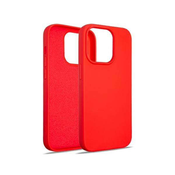 Силиконов калъф Beline за iPhone 15 Pro 6,1", червен