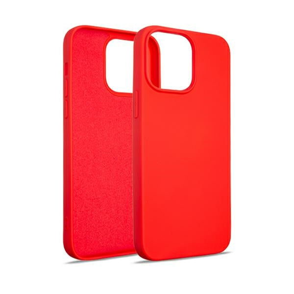 Силиконов калъф Beline за iPhone 15 Pro 6,7", червен