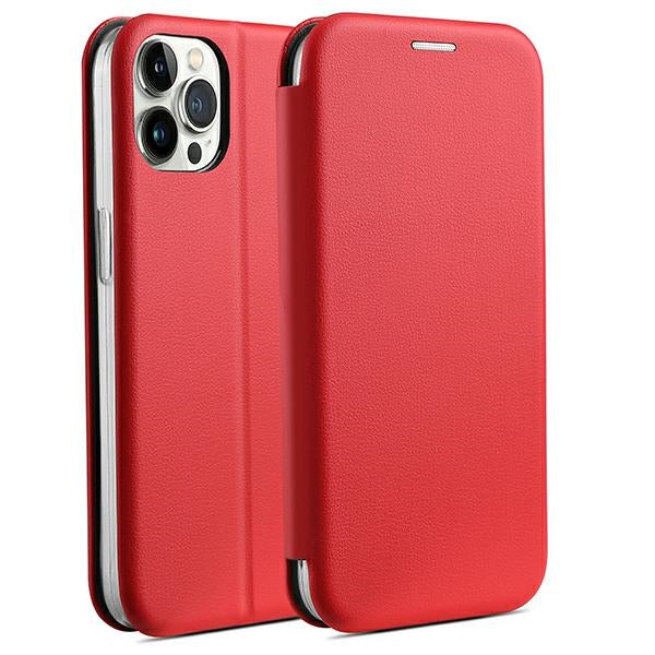 Калъф Beline Book Magnetic за iPhone 15, червен