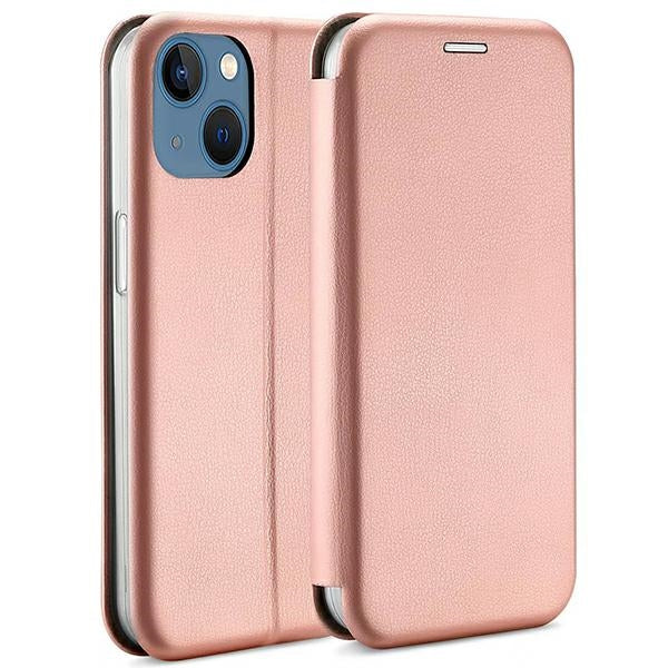 Калъф Beline Book Magnetic за iPhone 15 6,7", rose gold